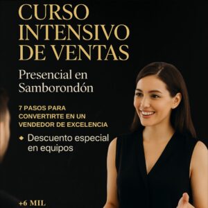 Taller de ventas 7 Pasos para Convertirte en un Vendedor de Excelencia Presencial